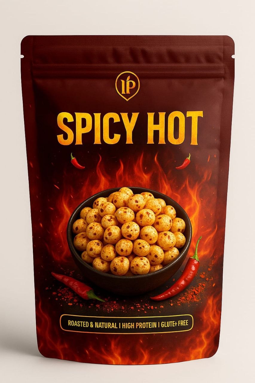 INDIPUFFS Spicy Hot packaging concept